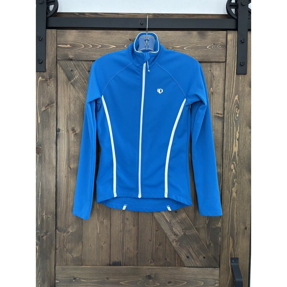 Pearl Izumi Select Series Cycling Jacket Women’s Small Blue Full Zip Fleece